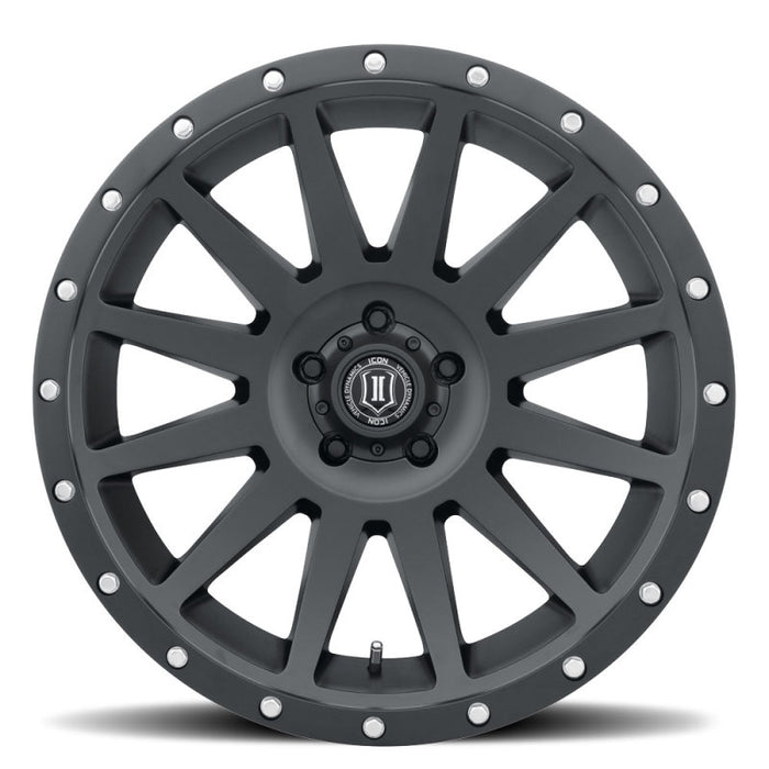 Roue ICON Compression 20x10 5x5 -12mm Offset 5in BS 71.5mm Bore Satin Black