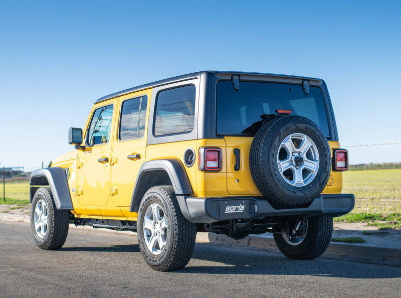 Échappement arrière de catalyseur de sortie de montée Borla 18-20 Jeep Wrangler JLU 3.6L V6