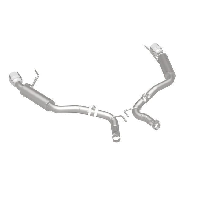 Essieu arrière MagnaFlow, SS, 2,5 po, compétition, double polissage fendu, embout de 4,5 po, Ford Mustang Ecoboost 2015