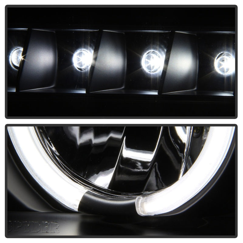 Phares de projecteur Spyder Toyota Tundra 07-13 CCFL Halo LED Blk PRO-YD-TTU07-CCFL-BK