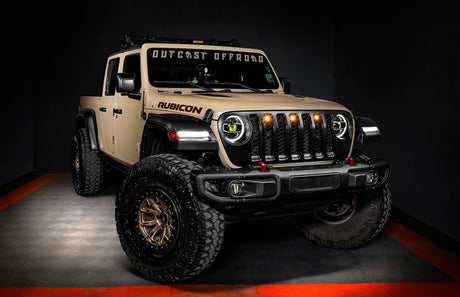 Kit d'éclairage de projecteur Oracle Jeep Wrangler JL/Gladiator JT - sans contrôleur VOIR LA GARANTIE