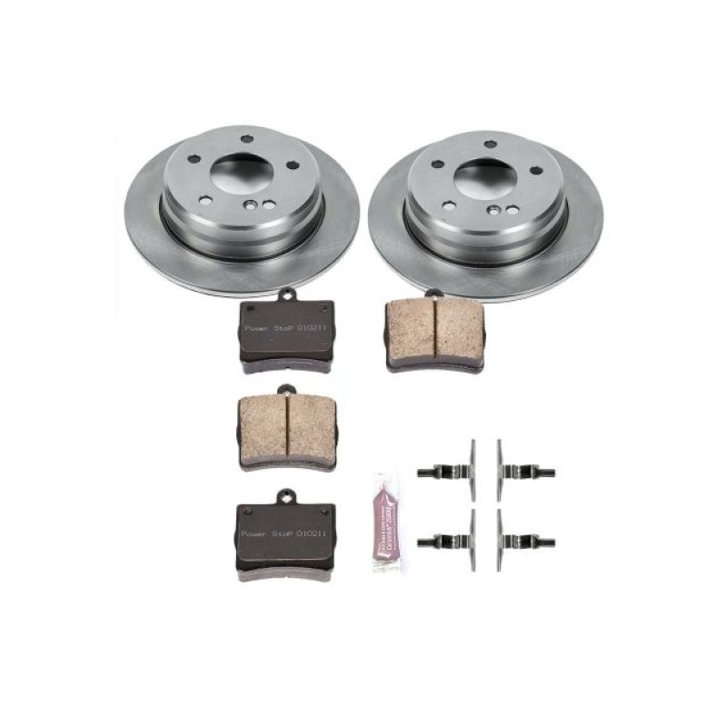 Power Stop 1996 Mercedes-Benz C220 Rear Autospecialty Brake Kit