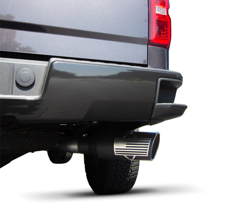Échappement simple Cat-Back de la série Patriot de 6,0 L pour GMC Sierra 1500 SLE 07-09 de Gibson - Acier inoxydable