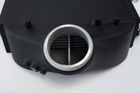 Refroidisseur d'air de suralimentation à montage supérieur CSF 2014+ pour BMW M3/M4 (F8X) - Noir froissé