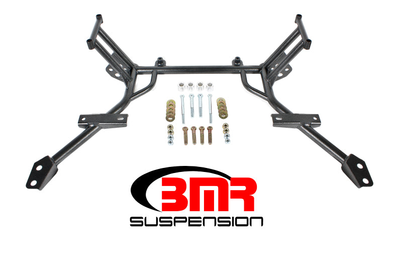 BMR 05-10 S197 Mustang K-Member w/ No Motor Mounts and STD. Rack Mounts - Black Hammertone BMR Suspension