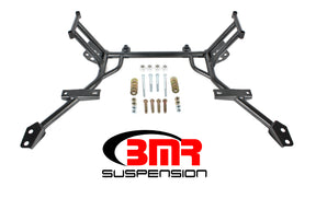 BMR 05-10 S197 Mustang K-Member w/ No Motor Mounts and STD. Rack Mounts - Black Hammertone BMR Suspension