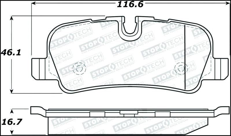 Plaquettes de frein StopTech Street