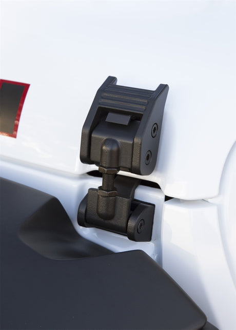 Capots de capot noirs texturés pour Jeep Wrangler JL 2018-20 / Jeep Gladiator 2020 Rugged Ridge