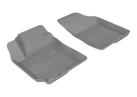 3D MAXpider 2007-2010 Hyundai Elantra Kagu 1st Row Floormat - Gray