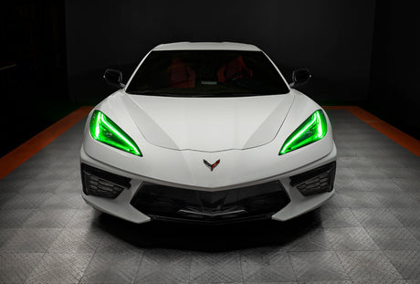Kit de phares DRL RVB+A Oracle 20-21 Chevy Corvette C8 - ColorSHIFT avec commande simple VOIR LA GARANTIE