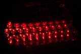 Feux arrière à LED ANZO 1996-2002 Mercedes Benz Classe E W210 Rouge/Clair