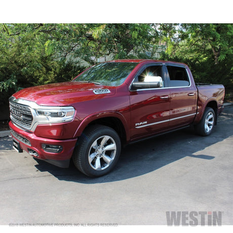 Déflecteur de vent Wade Slim Westin 2019 RAM 1500 Crew Cab (non classique) 4 pièces - Fumé