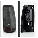 xTune Chevy Silverado 1500/2500/3500 99-02 99-03 LED Tail Lights Smoke ALT-ON-CS99-LED-SM