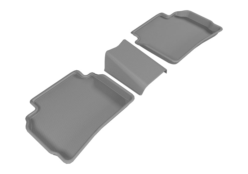 Tapis de sol 3D MAXpider pour Chevrolet Malibu Kagu 2016-2020, 2e rangée - Gris