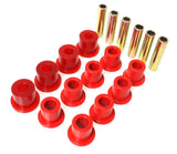 Ressort et bague de manille de suspension énergétique - Rouge