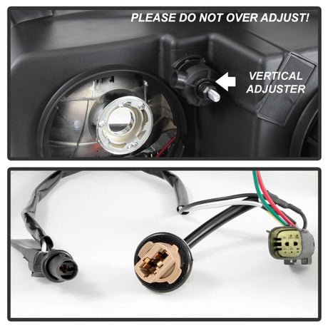 Phares côté conducteur OEM gauche xTune 15-17 Chevy Colorado (modèles halogènes uniquement) (HD-JH-CCOL15-OE-L)