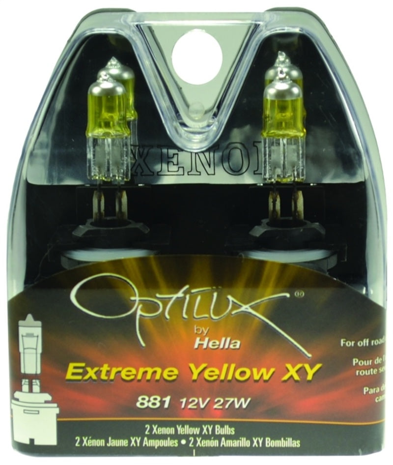 Ampoule Xénon Jaune XY Hella Optilux 881 12V