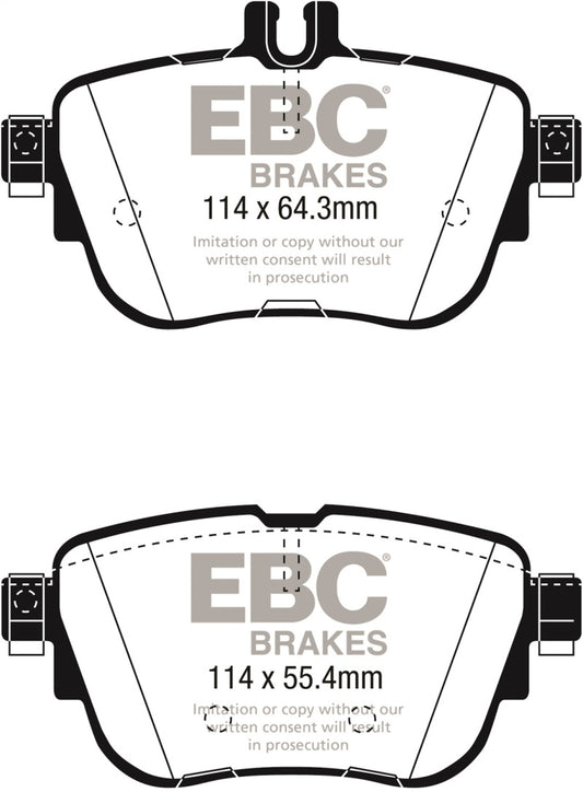 EBC 2017+ Mercedes-Benz E300 (W213) Redstuff Rear Brake Pads