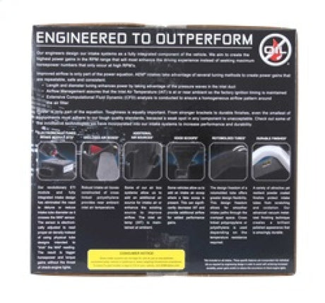 Prise d'air polie Brute Force AEM 09-10 Dodge Challenger 5,7 L/6,1 L