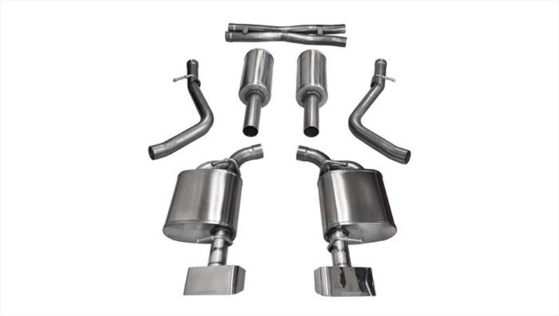 Corsa 2015-2016 Dodge Challenger 5.7L V8  Polished Xtreme Cat-Back