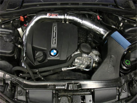Prise d'air polie réglée Injen 11 BMW E82 135i (N55) Turbo/E90 335i avec technologie MR, Air Fusion