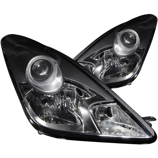 ANZO 2000-2005 Toyota Celica Crystal Headlights Black