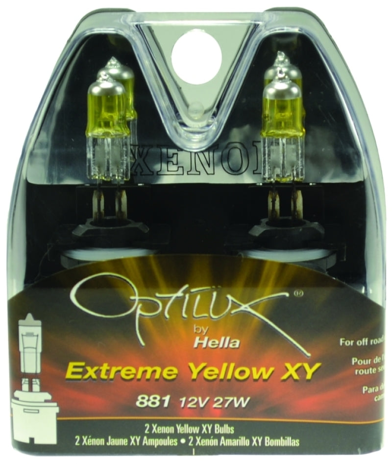Ampoule Xénon Jaune XY Hella Optilux 881 12V