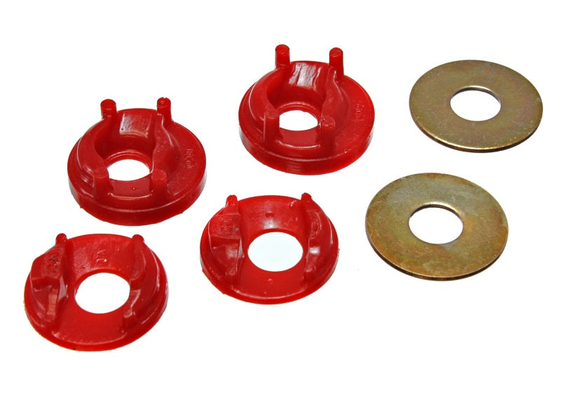 Inserts de montage de moteur rouges Energy Suspension 95-99 Mitsubishi Eclipse FWD/AWD (2 positions de montage de couple)