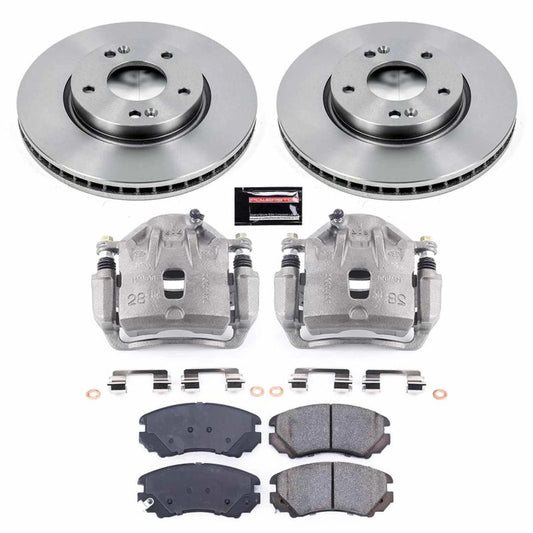 Power Stop 05-09 Hyundai Tucson Front Autospecialty Brake Kit w/Calipers