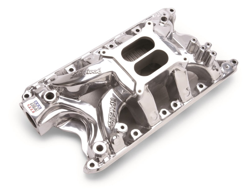 Collecteur d'air poli Edelbrock Ford 351 tr/min