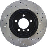 StopTech 06-08 BMW Z4 Drilled Front Right Cryo Rotor
