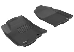 3D MAXpider 2013-2018 Toyota RAV4/RAV4 Hybrid Kagu 1st Row Floormat - Black 3D MAXpider
