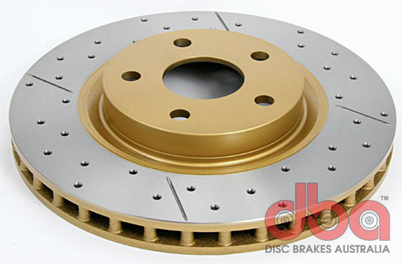 Rotor avant unidirectionnel percé et fendu pour Pontiac G8 GT 6,0 L (V8) 2009 DBA