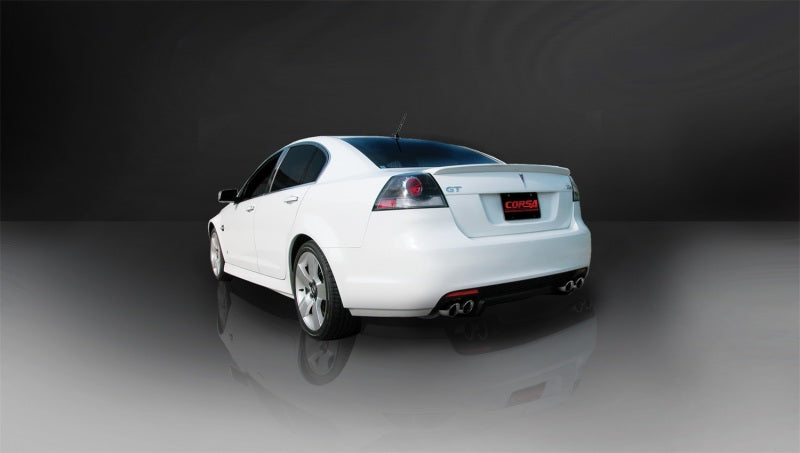 Corsa 08-09 Pontiac G8 GXP 6.0L V8 Cat-Back sport poli + échappement XO