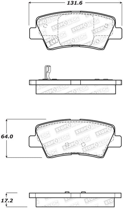 Plaquettes de frein StopTech Street