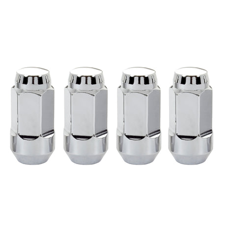 Écrou de roue hexagonal McGard (siège conique de style bombé) M14X1,5 / 22 mm hexagonal / 1,945 po de longueur (paquet de 4) - Chrome