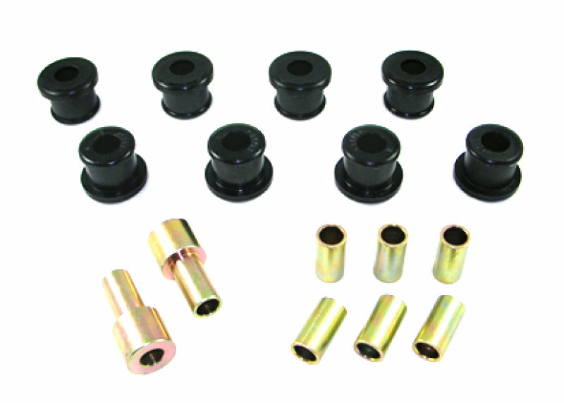 Kit de bagues de bras de suspension intérieur et extérieur arrière Whiteline Plus 10/89-8/94 Mazda 323 BG Astina / Familia