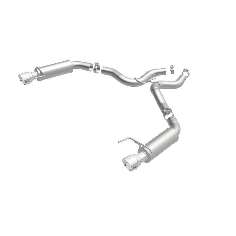 Essieu arrière MagnaFlow, SS, 3 po, compétition, embout poli double division de 4,5 po, Ford Mustang GT V8 5.0 2015