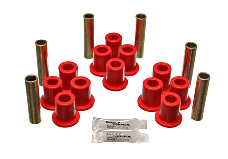Ensemble de bagues de suspension avant Energy Suspension Fd 4 Wd - Rouge