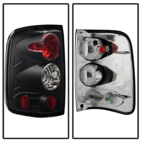 Feux arrière Spyder Ford F150 côté 04-08 (ne convient pas aux modèles Heritage et SVT) Euro Blk ALT-YD-FF15004-BK