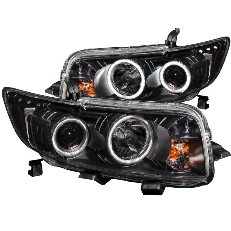 ANZO 2008-2010 Scion Xb Phares de projecteur avec halo noir