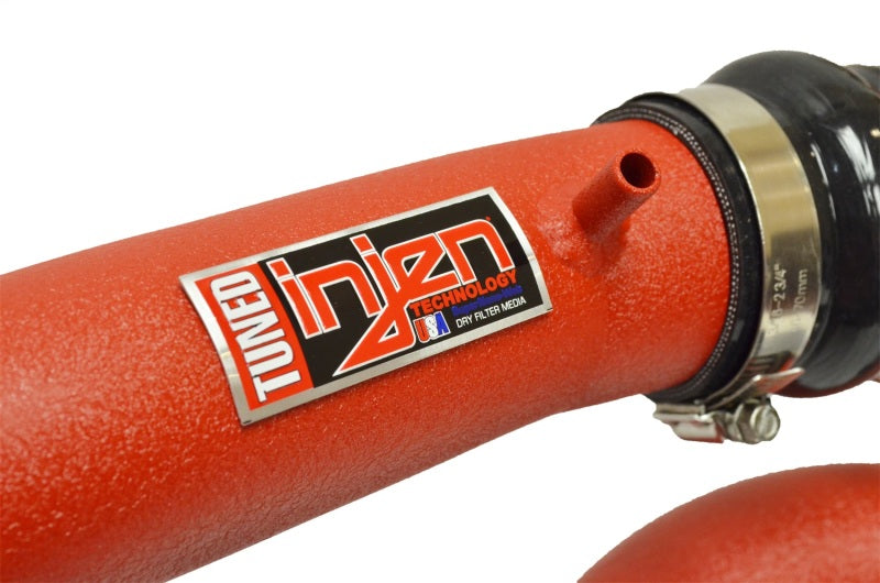 Kit de tuyauterie pour refroidisseur intermédiaire en aluminium Injen 16-20 Honda Civic 1,5 L Turbo - Rouge froissé