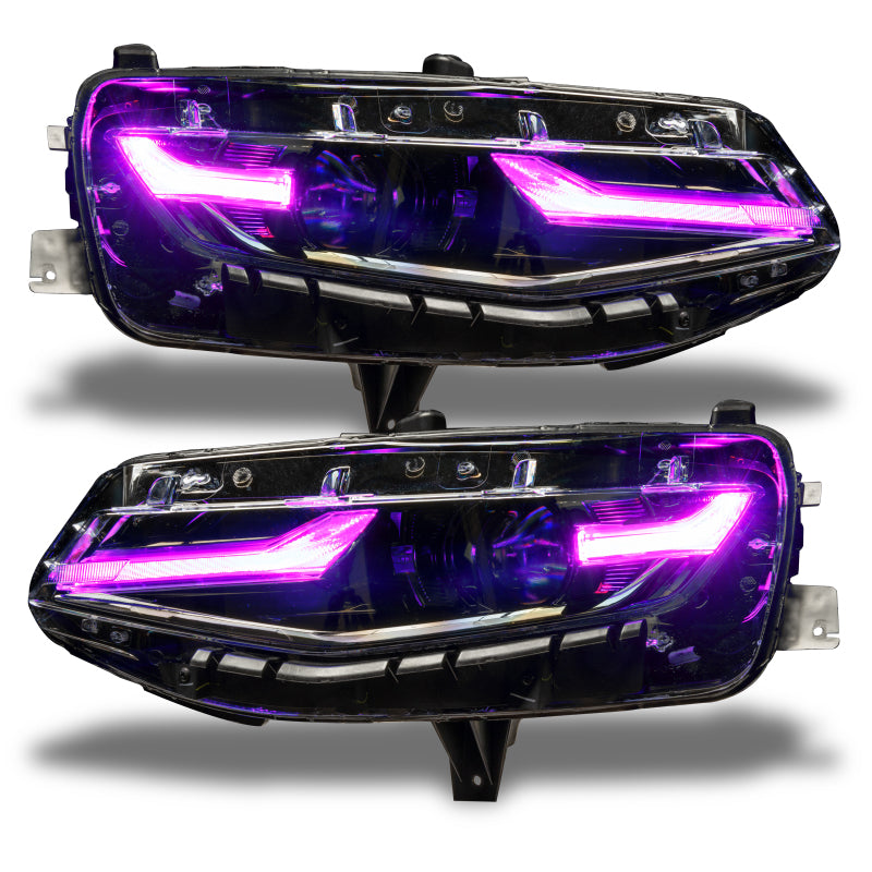 Kit de phares DRL Oracle 19-21 Chevy Camaro LS/LT RGB+A - ColorSHIFT avec contrôleur BC1 VOIR LA GARANTIE