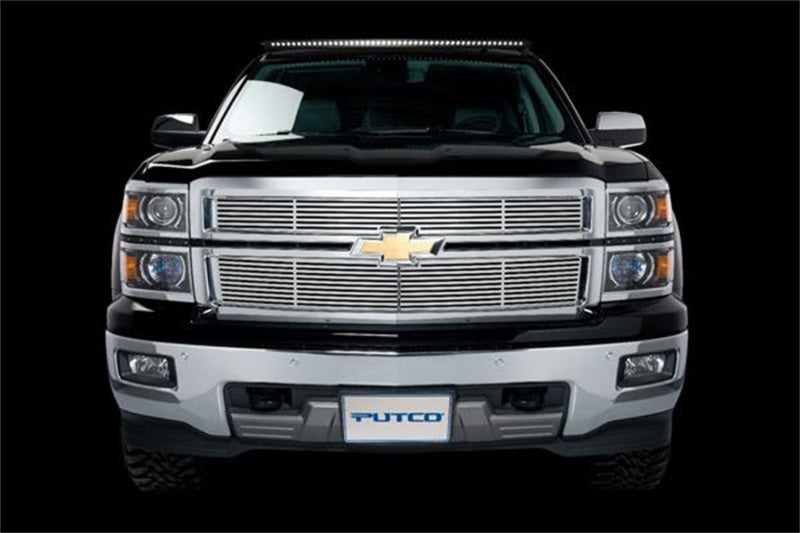 Putco 14-15 Chevy Silv LD LTZ / High Country Modèles uniquement - Grilles de liquide à insertion de remplacement direct