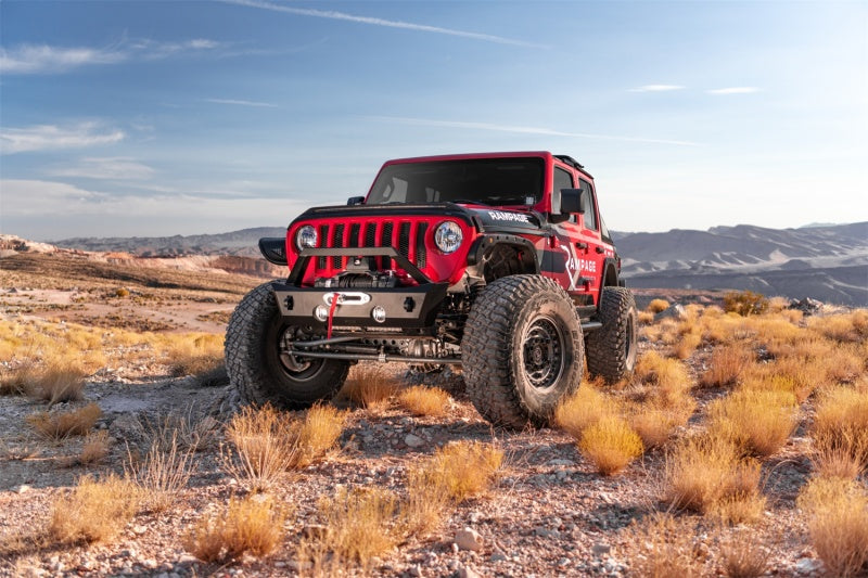 Jeep Wrangler JL 4 portes Trailview Fastback 2018-2021 Rampage - Diamant noir