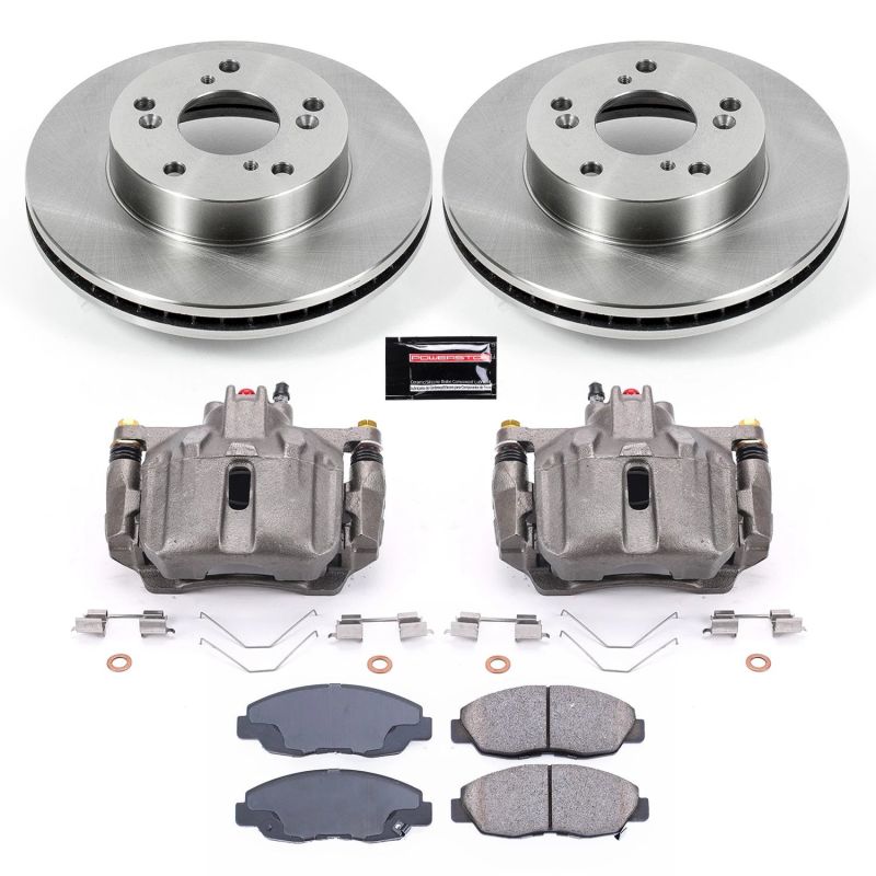 Kit de freins avant Power Stop Autospecialty avec étriers pour Honda Civic 12-15