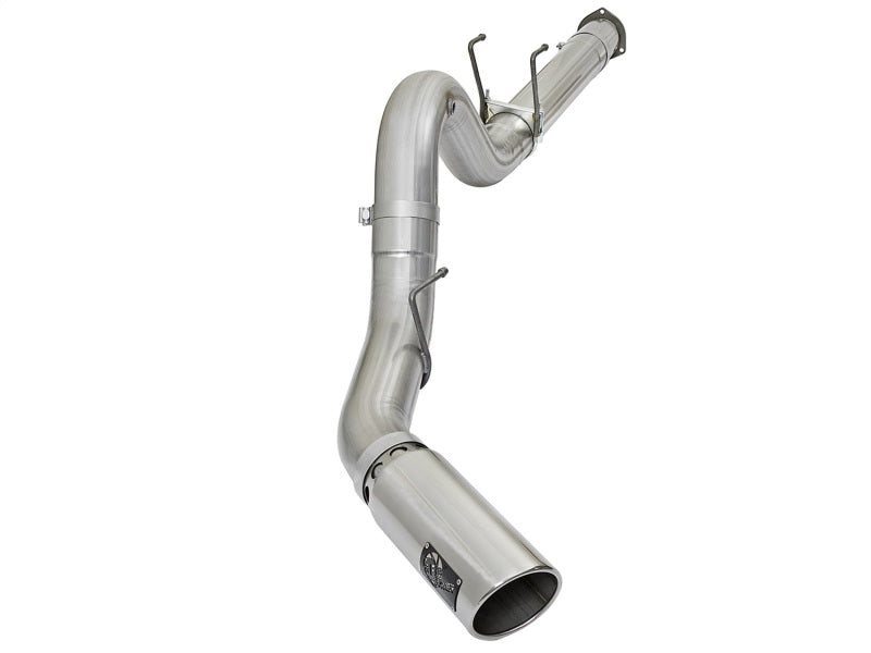 Système d'échappement en acier aluminium aFe ATLAS 5 pouces avec DPF et embout poli pour camions diesel Ford 2017 V8-6,7 L (td)