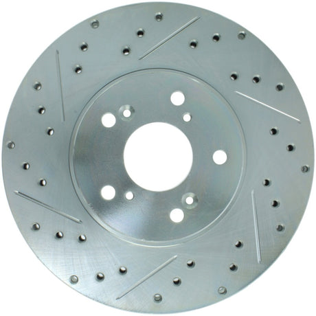 Rotor avant droit fendu et percé StopTech Select Sport 99-08 Acura TL (étrier STD) / 01-03 CL