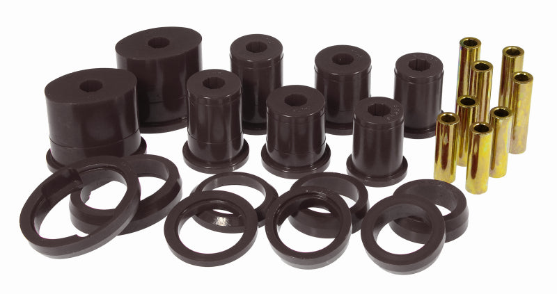 Bagues de bras de suspension arrière ovales inférieures Prothane pour Ford Mustang 79-98 - Noir