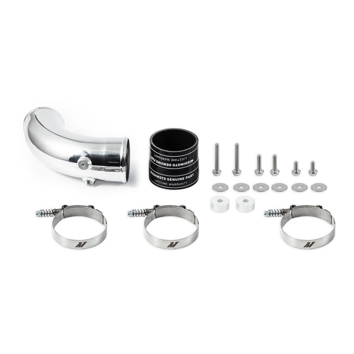 Kit de refroidisseur intermédiaire Duramax Mishimoto 17-19 GM L5P - Noir avec tuyaux polis